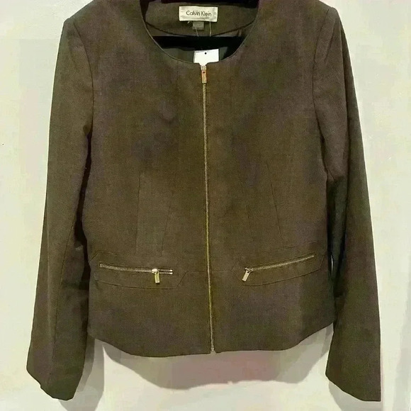 Calvin Klein Jackets & Blazers - Calvin Klein long sleeve brown blazer